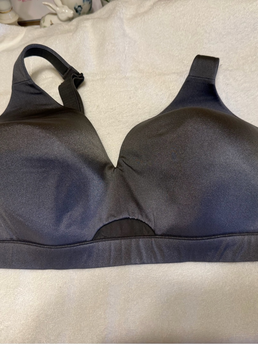 Cacique Comfort Bliss Dark Silver Wireless Comfort Bra - Women Intimates